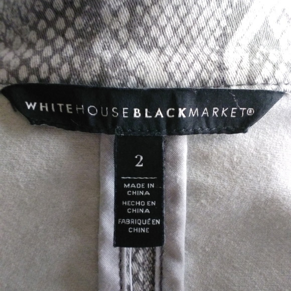 WHBM Gorgeous Python printed Moto Jacket - Picture 7 of 9